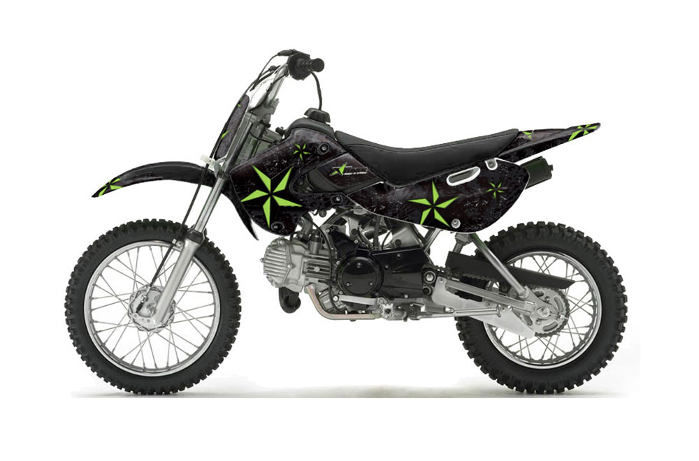 Suzuki DRZ 110 Dirt Bike Graphic Kit - All Years NorthStar Black