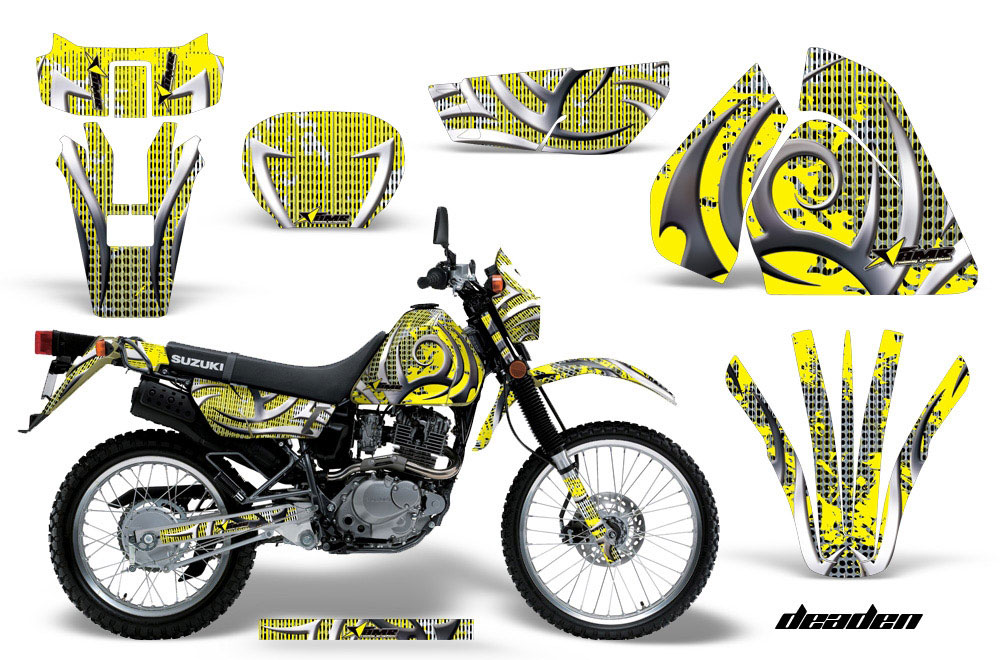 Suzuki DRZ 200 SE Dirt Bike Graphic Kit - 1996-2009 Deaden Yellow