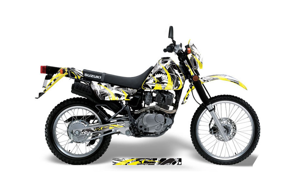 Suzuki DRZ 200 SE Dirt Bike Graphic Kit - 1996-2009 Expo Yellow