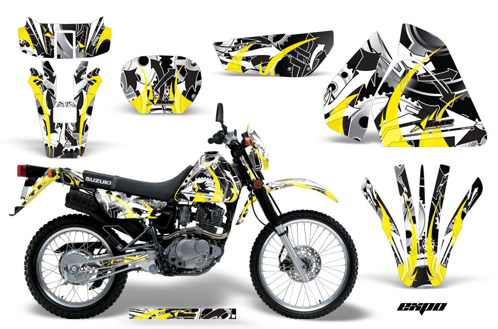 Suzuki DRZ 200 SE Dirt Bike Graphic Kit - 1996-2009 Expo Yellow