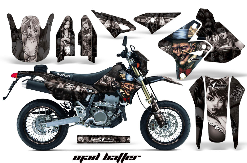 Suzuki DRZ 400 S Metal Tank Dirt Bike Custom Graphic Kit - 2000-2018