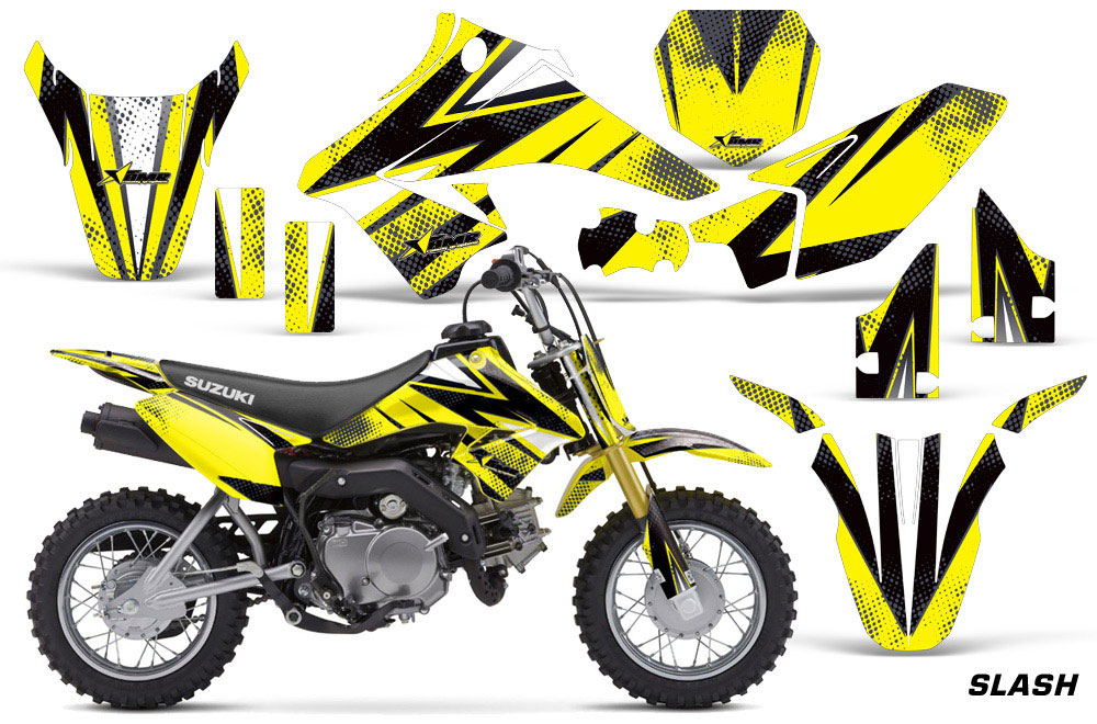 Suzuki DRZ 70 Dirt Bike Graphic Kit - 2008-2016 Slash Yellow