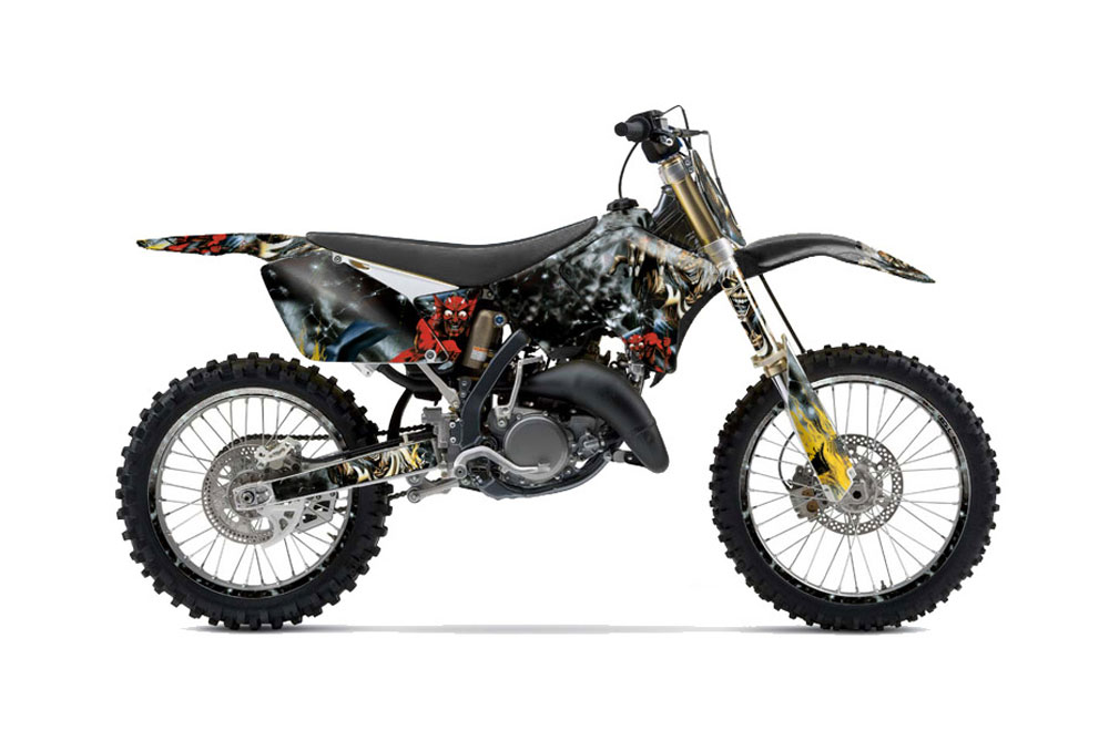 Suzuki RM 250 Dirt Bike Graphic Kit - 2001-2009 Number of the Beast