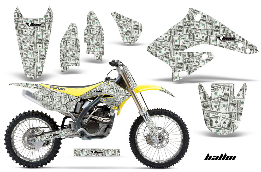Suzuki RMZ 250 Dirt Bike Custom Graphic Kit - 2004-2006