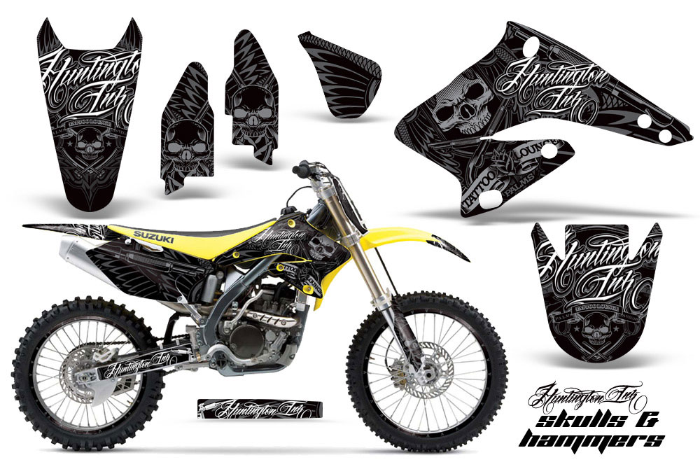 Suzuki RMZ 250 Dirt Bike Custom Graphic Kit - 2004-2006