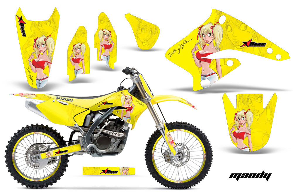 Suzuki RMZ 250 Dirt Bike Custom Graphic Kit - 2004-2006