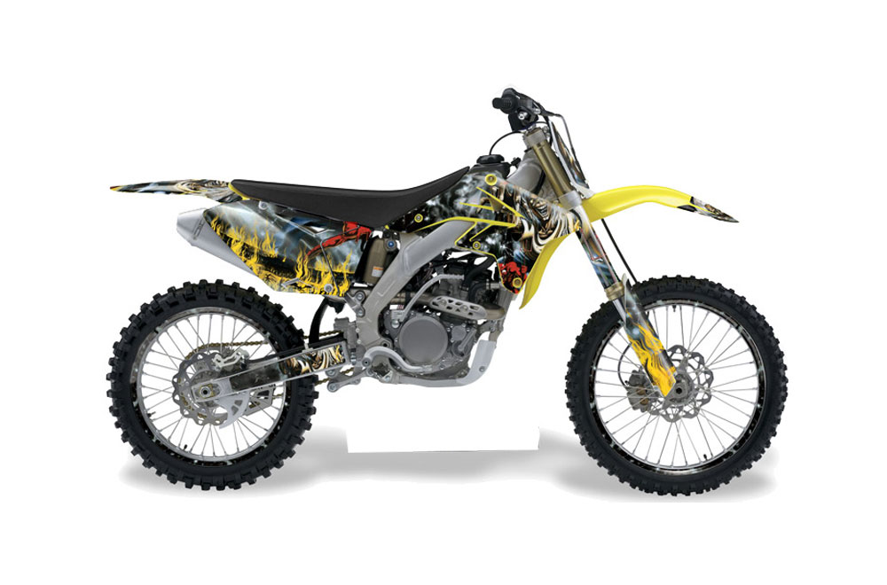 Suzuki RMZ 250 Dirt Bike Graphic Kit - 2007-2009 Number of the Beast