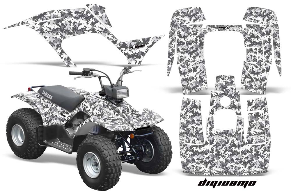Yamaha Breeze 125 ATV Graphic Kit - 1989-2007 Digi Camo White