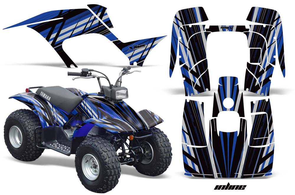 Yamaha Breeze 125 ATV Graphic Kit - 1989-2007 In Line Blue