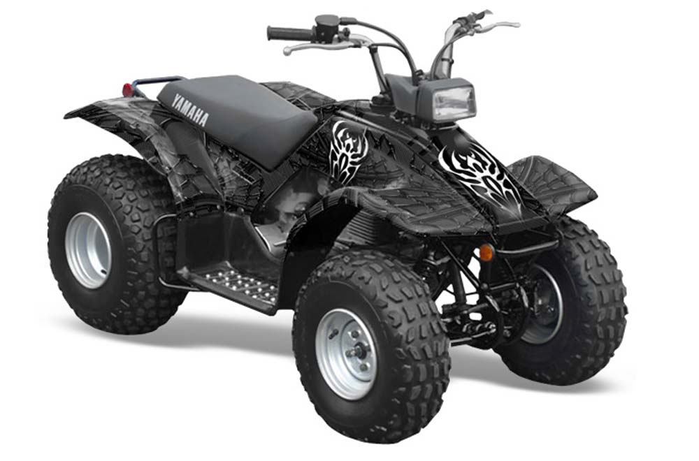 Yamaha Breeze 125 ATV Graphic Kit - 1989-2007 Widow Maker Black