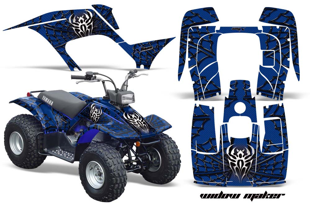 Yamaha Breeze 125 ATV Graphic Kit - 1989-2007 Widow Maker Blue