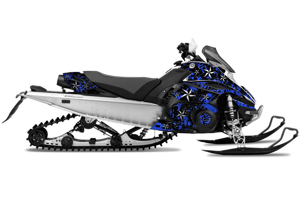 Yamaha FX Nytro Sled Graphic Kit - 2008-2014 Glock Blue