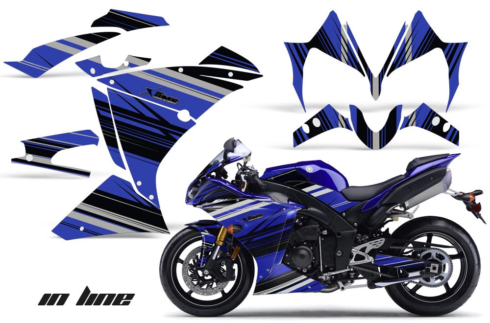 Yamaha R1 Graphic Kit - 2010-2012 In Line Blue