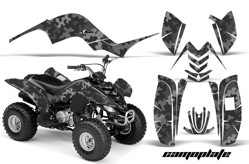 Yamaha Raptor 80 ATV Graphic Kit - 2003-2016 Camoplate Black