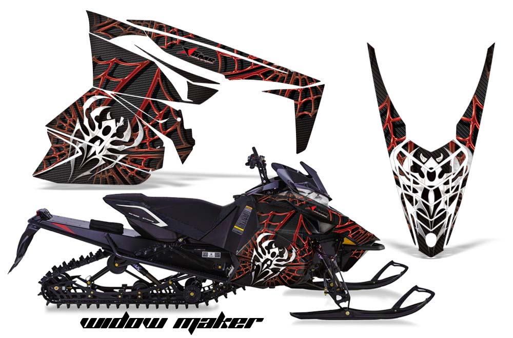 Yamaha Viper SR / SRT / RTX / SE Sled Graphic Kit - 2014-2016 Widow Maker Red