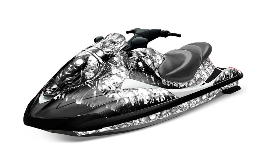 Yamaha Wave Runner Jet Ski Graphic Kit 2002-2005 Reaper White
