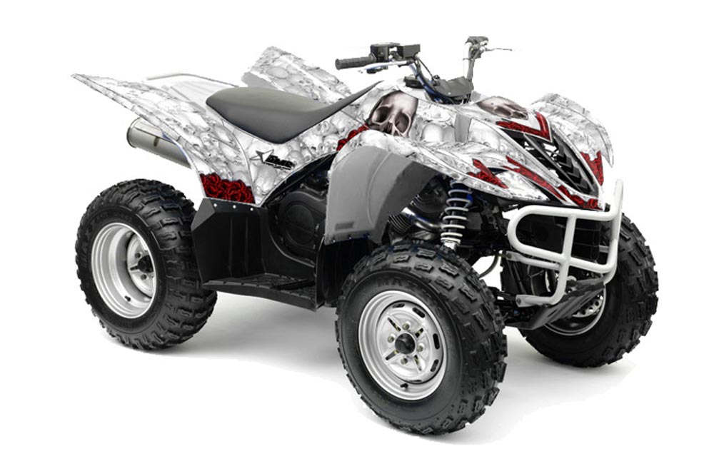 Yamaha Wolverine ATV Graphic Kit - 2006-2012 Bone Collector White