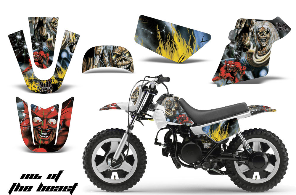 Yamaha PW50 Dirt Bike Graphic Kit - 1990-2022 Number of the Beast