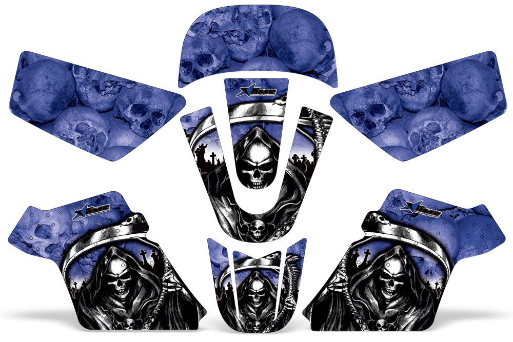 Yamaha PW50 Dirt Bike Graphic Kit - 1990-2022 Reaper Blue