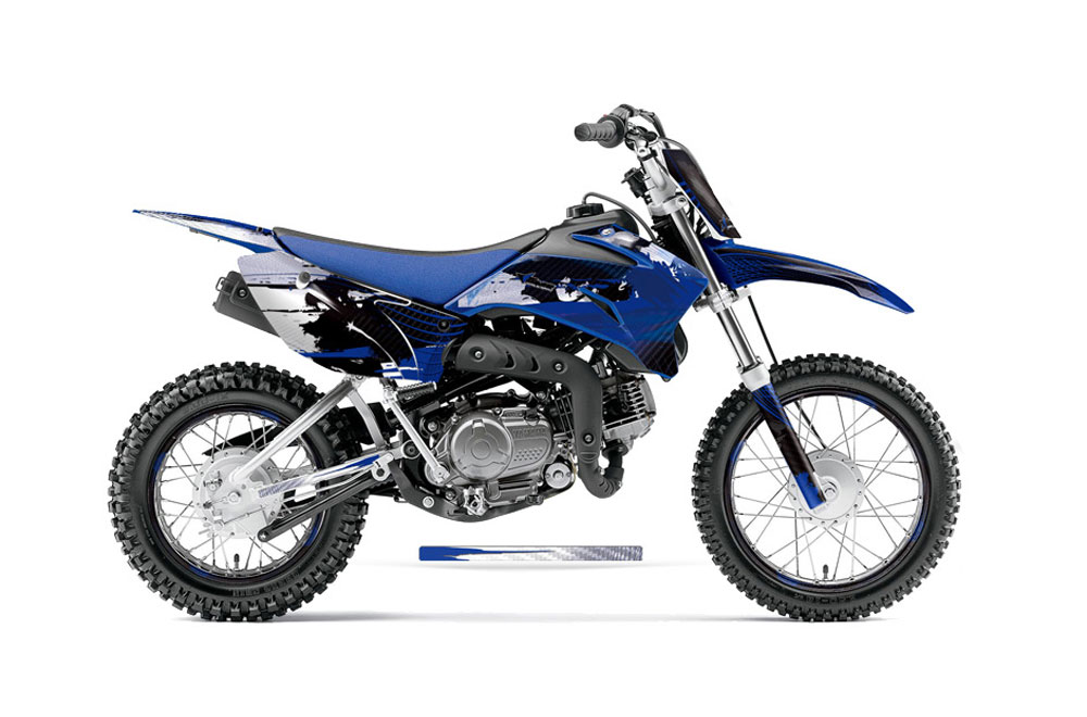 Yamaha TTR110 Dirt Bike Graphic Kit - 2008-2022 Carbon X Blue
