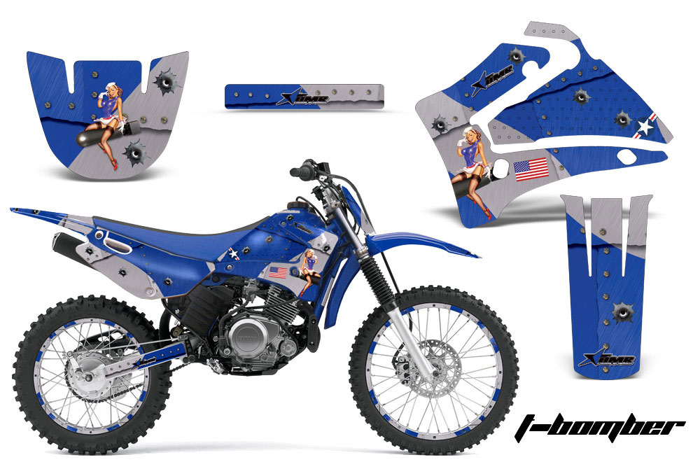 Yamaha TTR125 Dirt Bike Graphic Kit - 2000-2022 T Bomber Blue