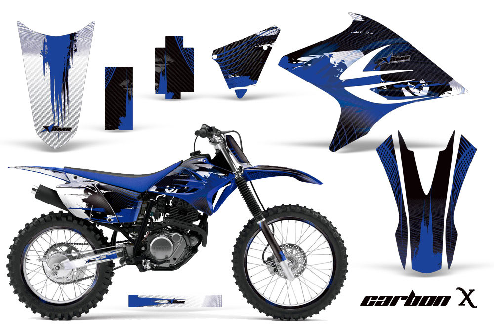 Yamaha TTR230 Dirt Bike Graphic Kit - 2005-2022 Carbon X Blue