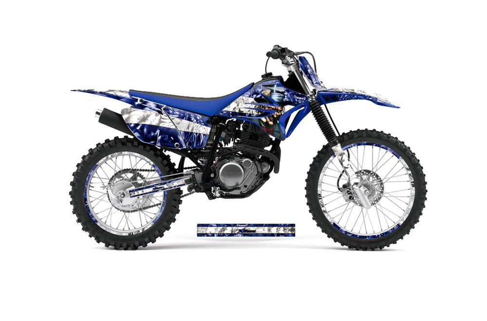 Yamaha TTR230 Dirt Bike Graphic Kit - 2005-2022 Mad Hatter Blue