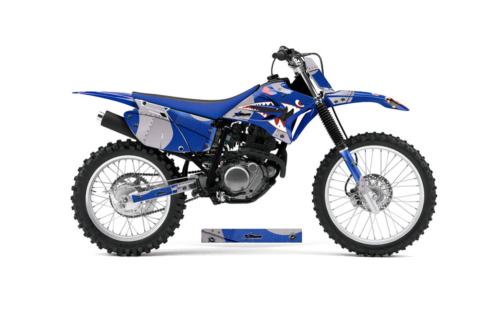 Yamaha TTR230 Dirt Bike Graphic Kit - 2005-2022 P40 Warhawk Blue