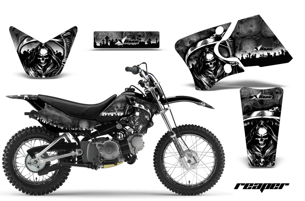 Yamaha TTR50 Dirt Bike Graphic Kit - 2006-2018 Reaper Black
