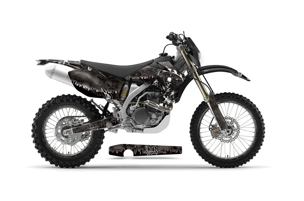 Yamaha WR250F Dirt Bike Graphic Kit - 2007-2014 Reaper Black