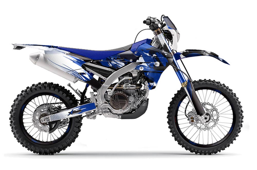 Yamaha WR250F / WR450F Dirt Bike Graphic Kit - 2015-2018 Carbon X Blue