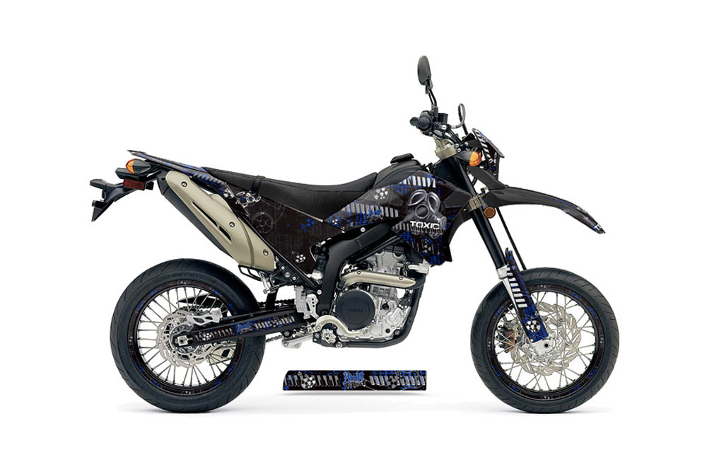 Yamaha WR250 R/X Dirt Bike Graphic Kit - 2007-2016 Toxicity Blue