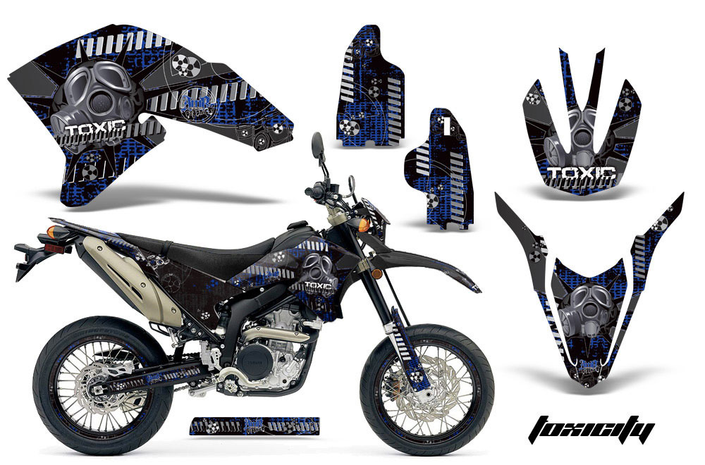 Yamaha WR250 R/X Dirt Bike Graphic Kit - 2007-2016 Toxicity Blue
