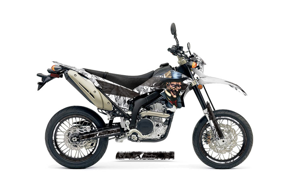 Yamaha WR250 R/X Dirt Bike Graphic Kit - 2007-2016 Mad Hatter White