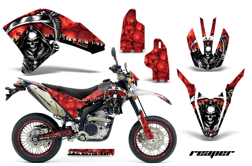 Yamaha WR250 R/X Dirt Bike Graphic Kit - 2007-2016 Reaper Red
