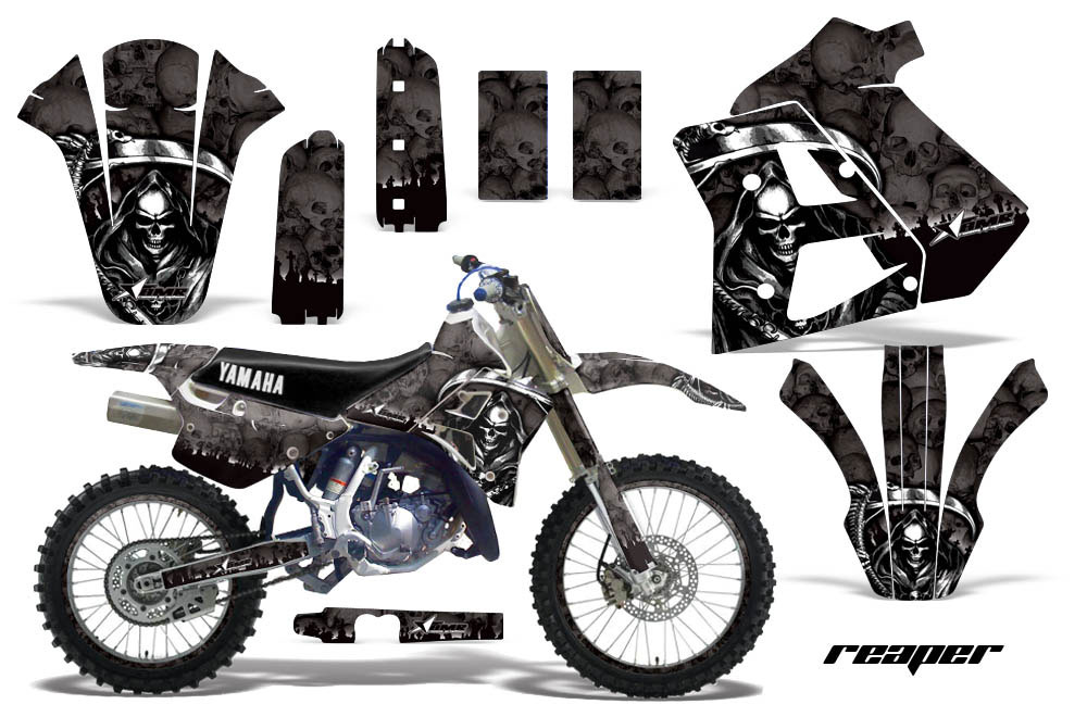 Yamaha WR 250Z Dirt Bike Graphic Kit - 1991-1993 Reaper Black