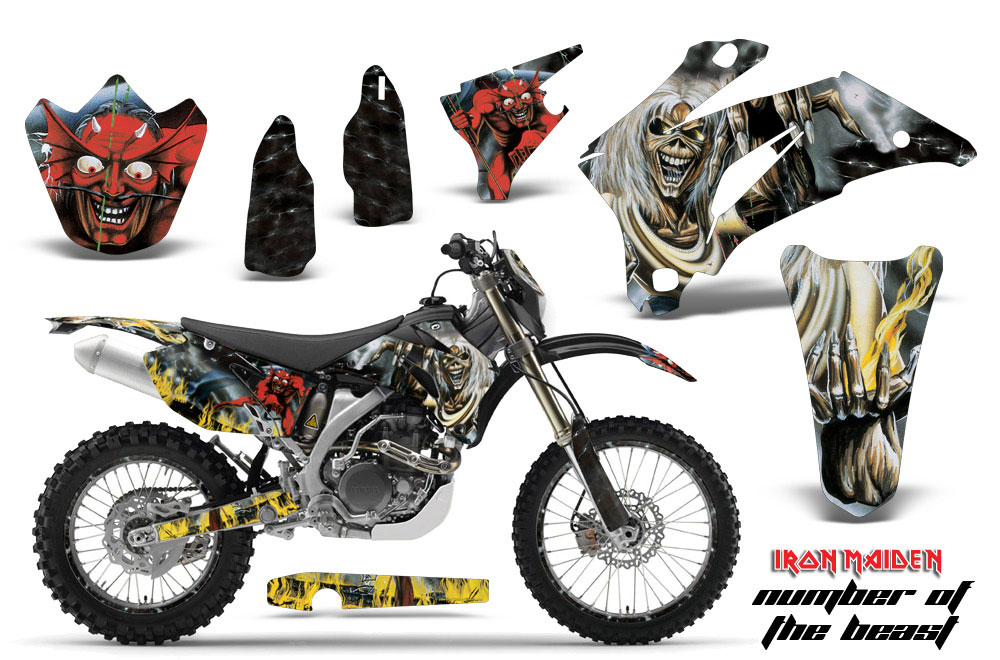 Yamaha WR450F Dirt Bike Graphic Kit - 2007-2011 Number of the Beast