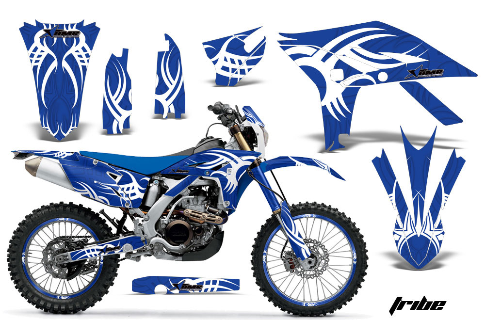 Yamaha WR450F Dirt Bike Graphic Kit - 2007-2011 Tribe Blue