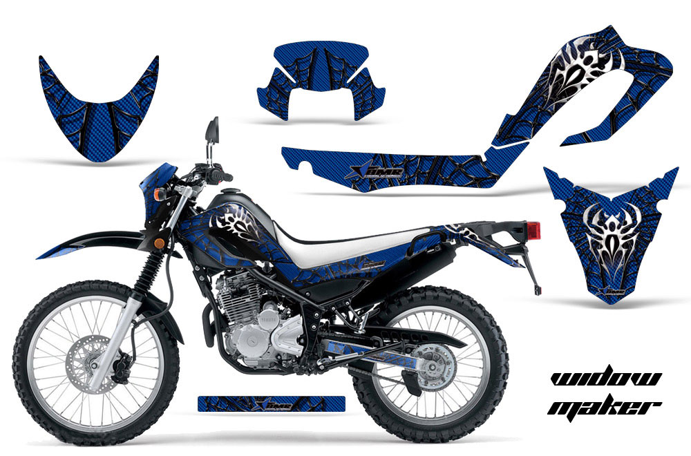 Yamaha XT250X Dirt Bike Graphic Kit - 2006-2018 Widow Maker Blue