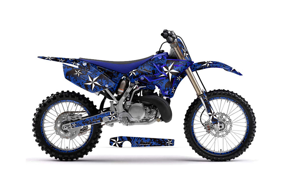 Yamaha YZ125 Dirt Bike Graphic Kit - 2002-2014 Northstar Blue