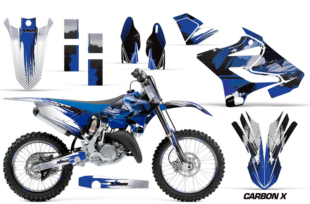 Yamaha YZ125 Dirt Bike Graphic Kit - 2015-2018 Carbon X Blue