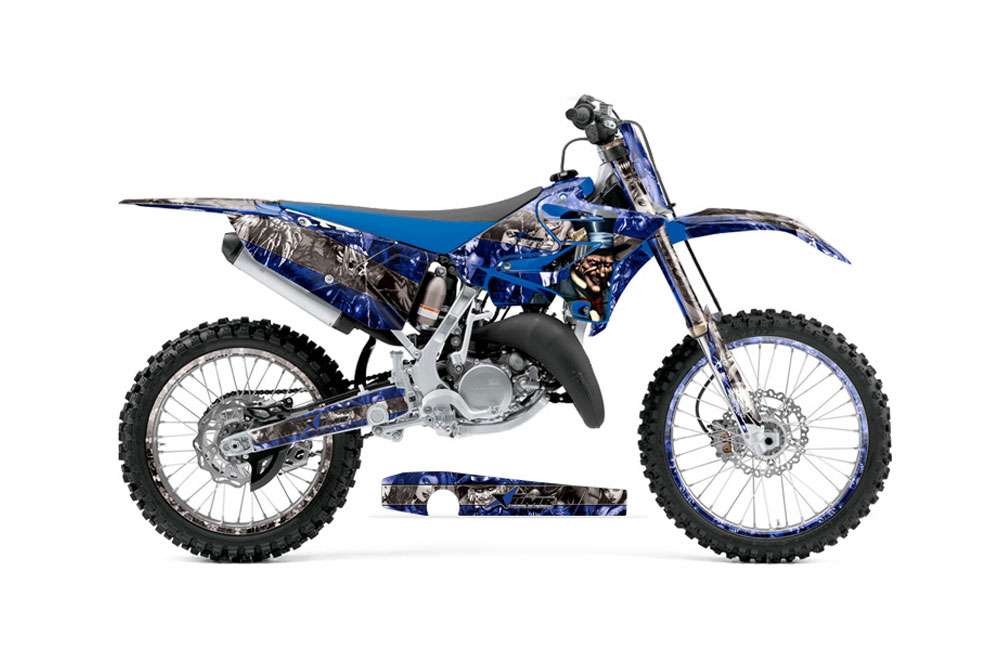 Yamaha YZ125 Dirt Bike Graphic Kit - 2015-2018 Mad Hatter Blue