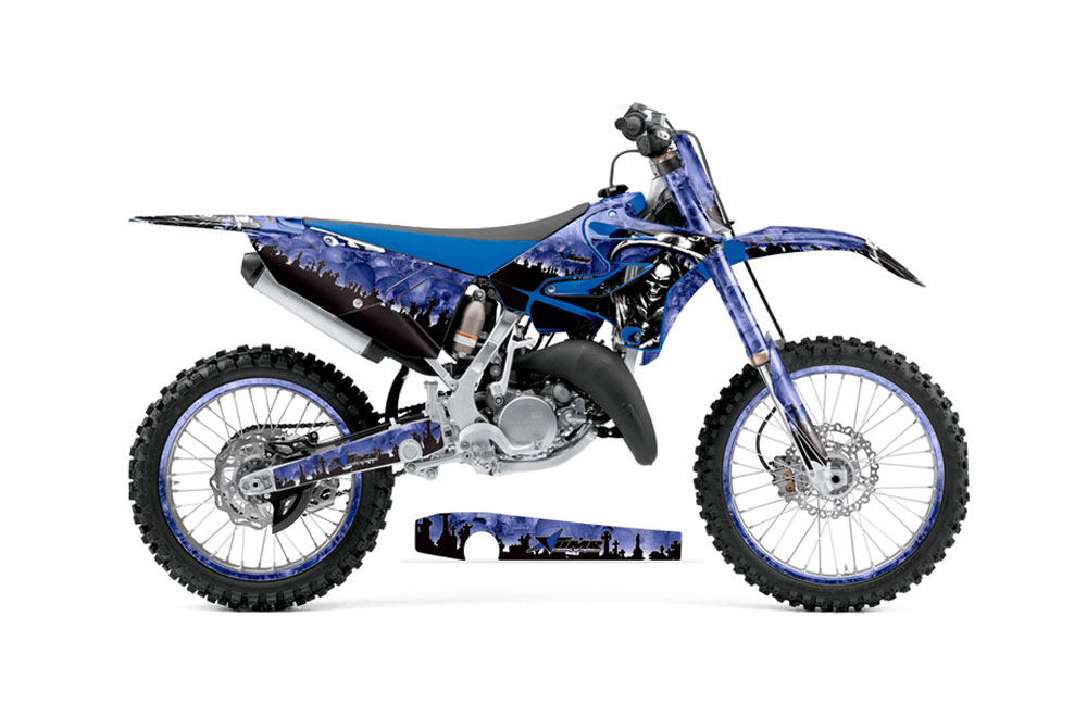 Yamaha YZ125 Dirt Bike Graphic Kit - 2015-2018 Reaper Blue