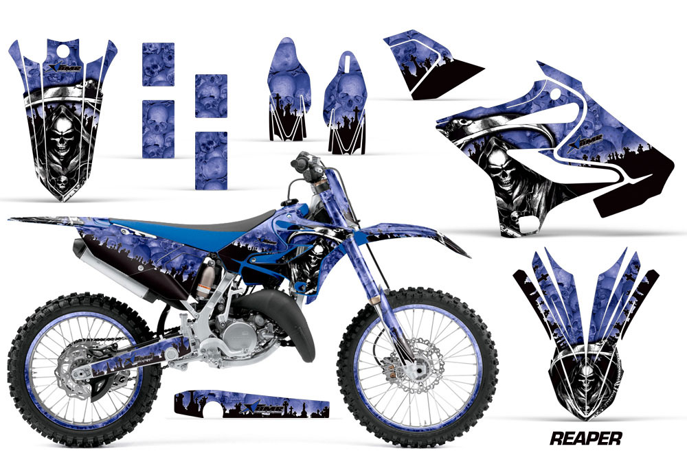 Yamaha YZ125 Dirt Bike Graphic Kit - 2015-2018 Reaper Blue