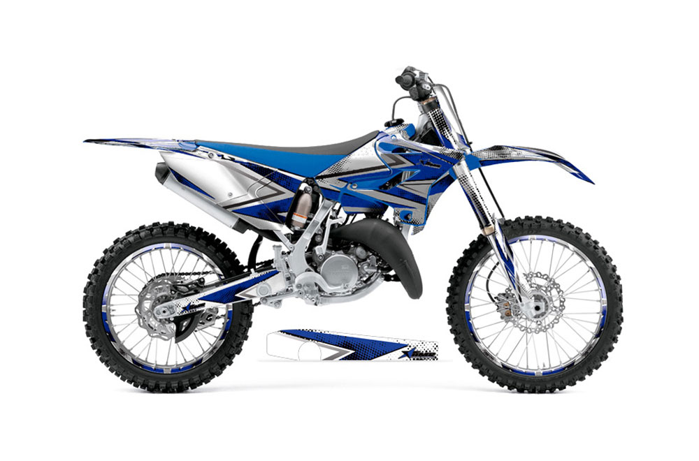 Yamaha YZ250 Dirt Bike Graphic Kit - 2015-2018 Slash Blue