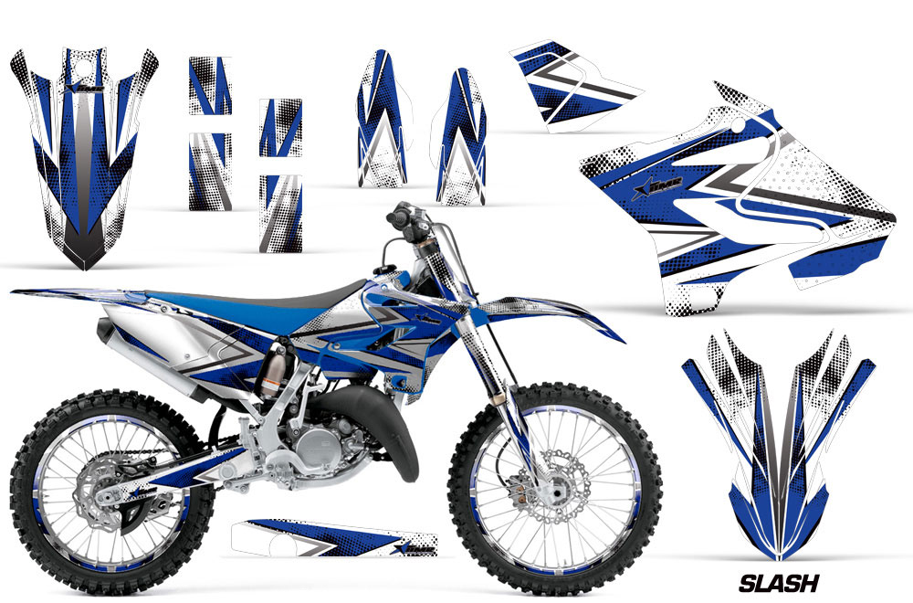 Yamaha YZ250 Dirt Bike Graphic Kit - 2015-2018 Slash Blue