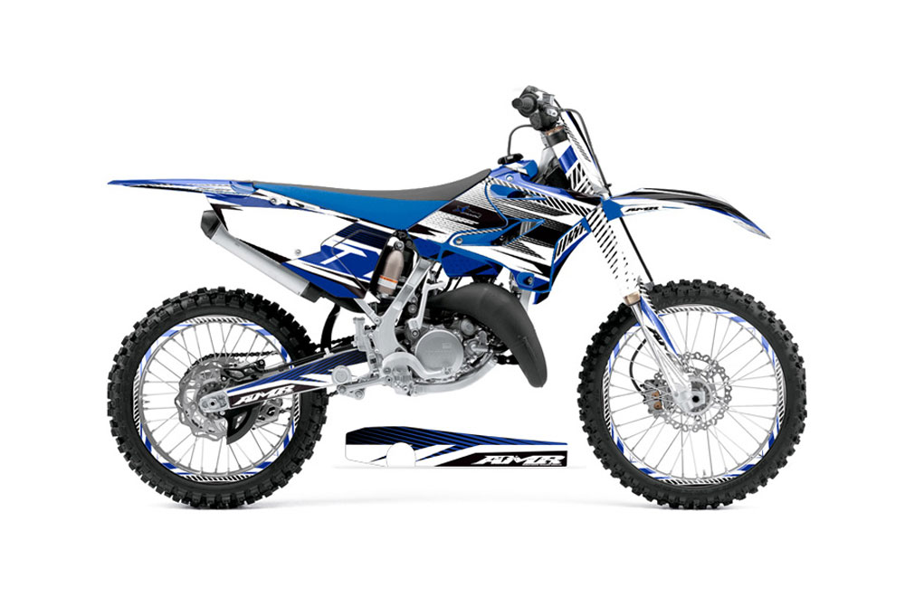 Yamaha Yz125 Dirt Bike Graphic Kit 2015 2018 Teck Blue