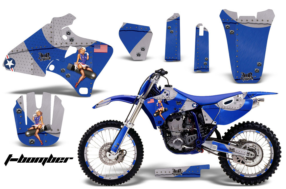 Yamaha YZ400 4 Stroke Dirt Bike Custom Graphic Kit - 1998-2002