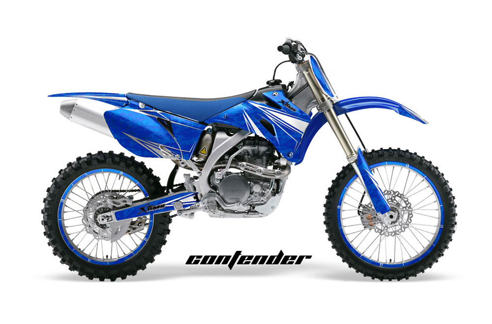 Yamaha YZ250F / YZ450F Dirt Bike Graphic Kit - 2006-2009 Contender Blue