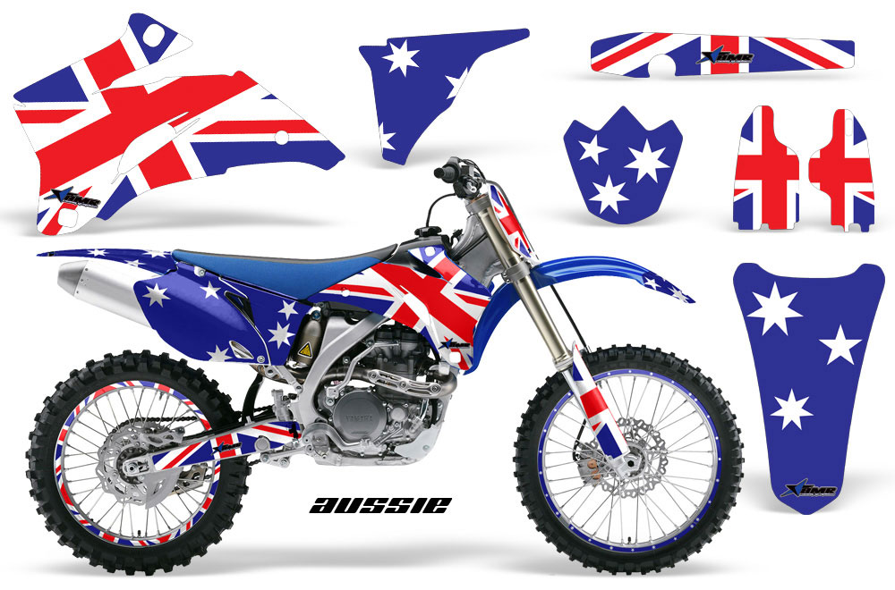 Yamaha YZ250F / YZ450F Dirt Bike Graphic Kit - 2006-2009 Aussie